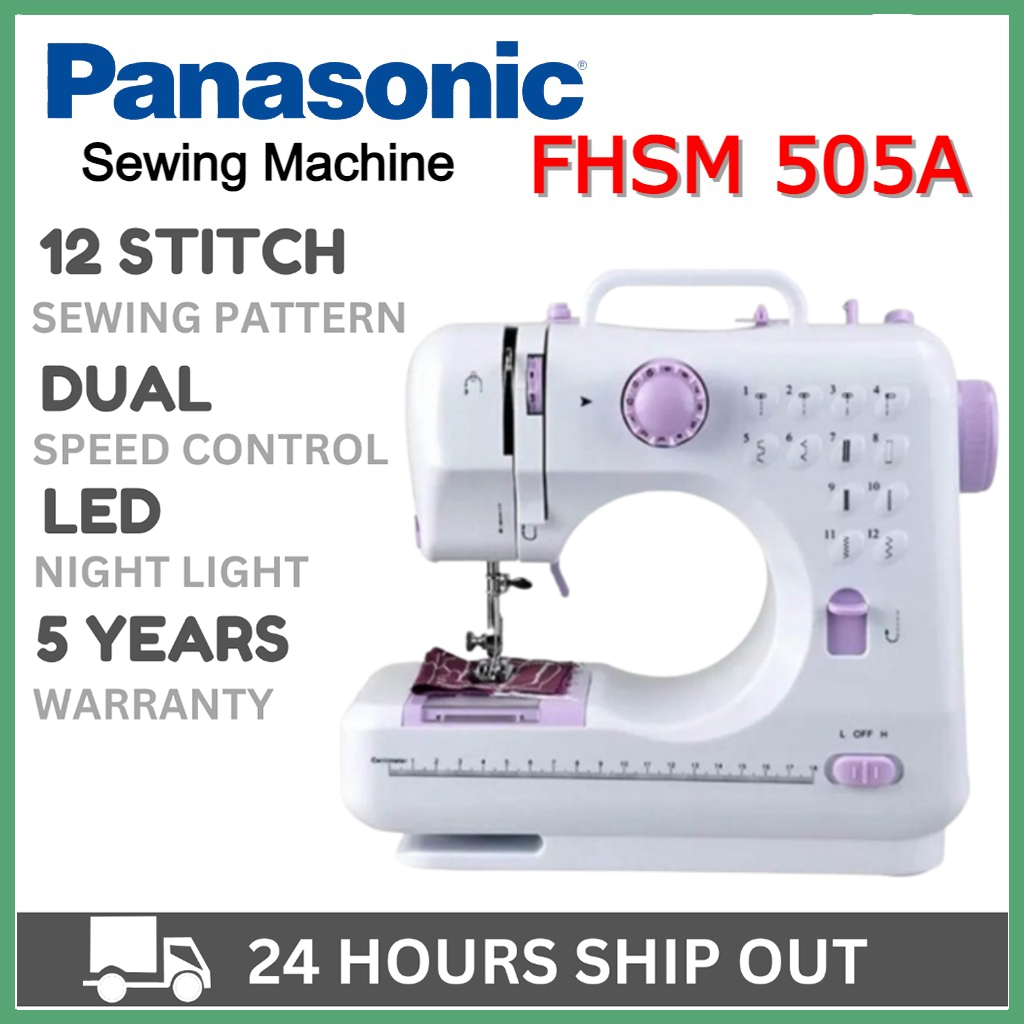 Panasonic Portable Sewing Machine FHSM 505A Pro Upgraded 12 Sewing