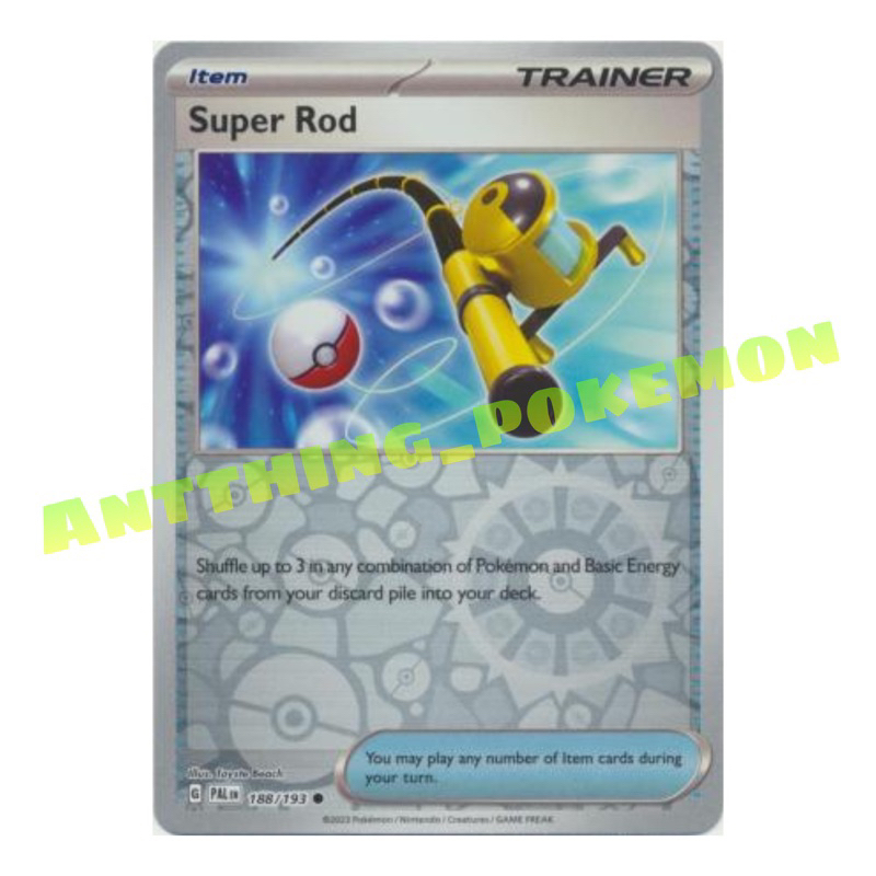 Pokemon Trainer Card - Super Rod (188/193) - NORMAL/REVERSE HOLO -  Scarlet&Violet:Paldea Evolved Singles | Shopee Malaysia