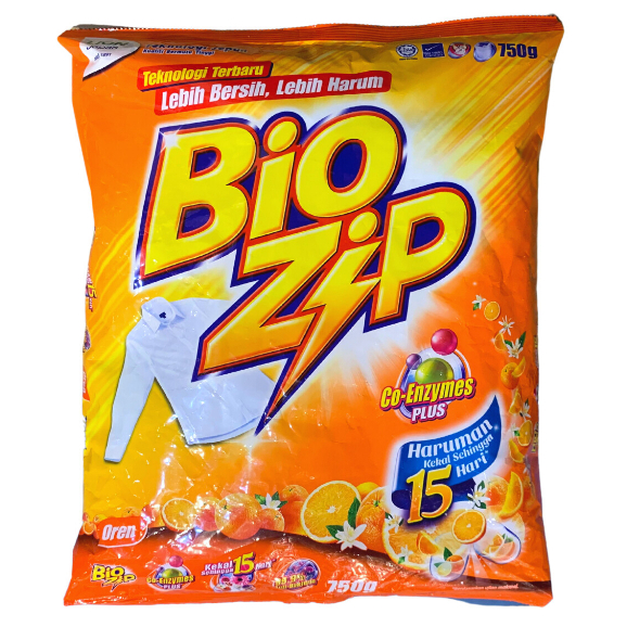 Bio Zip Detergent Powder 750g/ 2.3kg & 3.8kg | Shopee Malaysia
