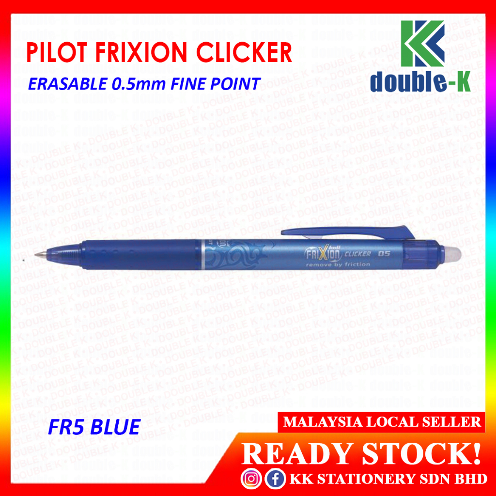 PILOT FriXion Synergy Clicker Retractable & Erasable Gel Ink Pens, 0.5mm Extra Fine Point, 6 - View #8