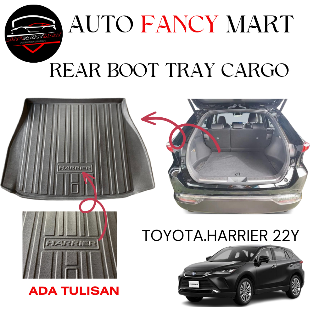 TOYOTA HARRIER 2022 REAR CARGO BOOT TRAY CAR ACCESSORIES HIGH QUALITY Shopee Malaysia