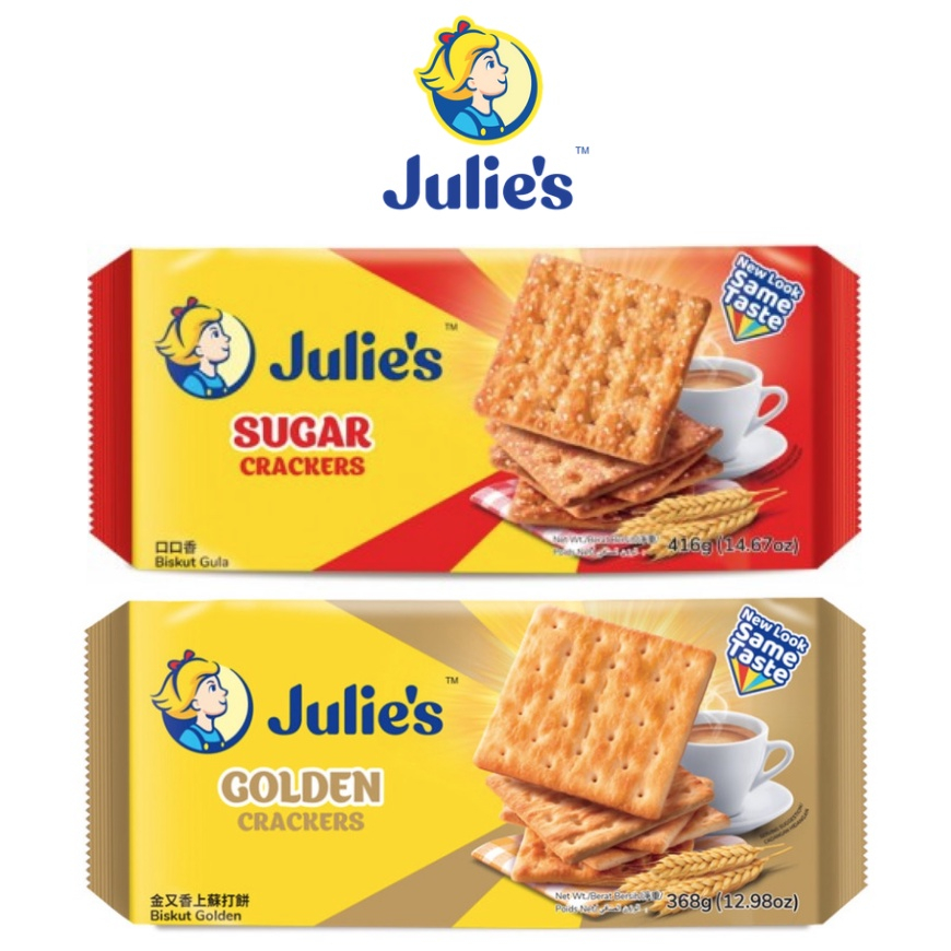 Julie's Crackers Biscuits Golden 331g/Sugar 343g | Shopee Malaysia