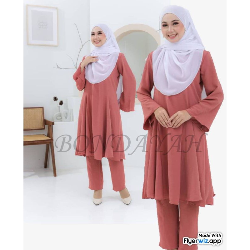 Farah Agha Pret Solids Cotton 2 Piece Suit Flow