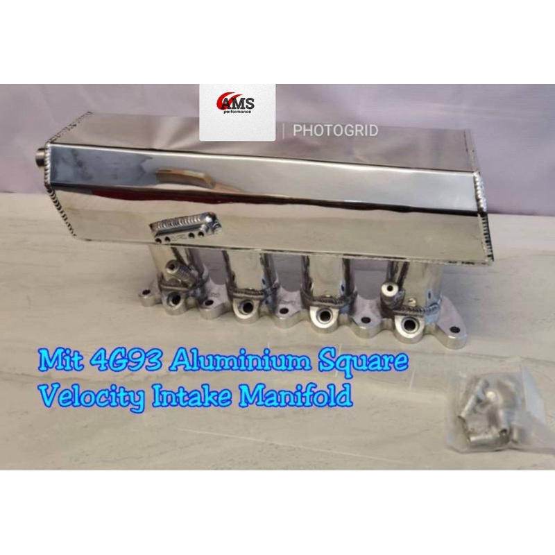 Mitsubishi 4G93 NA Wira 1.8 Square type Velocity Aluminium Intake ...