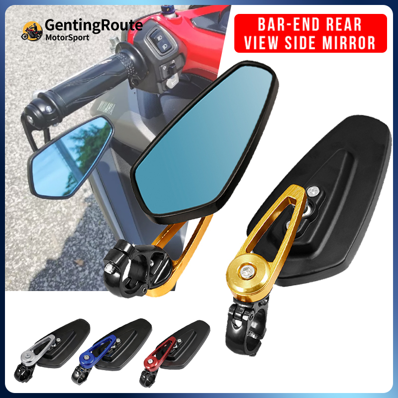 Universal Rear View Mirror Aluminum Alloy Side Mirror Motorcycle Bar