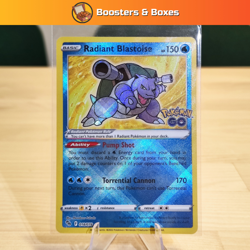 Radiant Blastoise (018/078) [Pokemon Go] | Shopee Malaysia