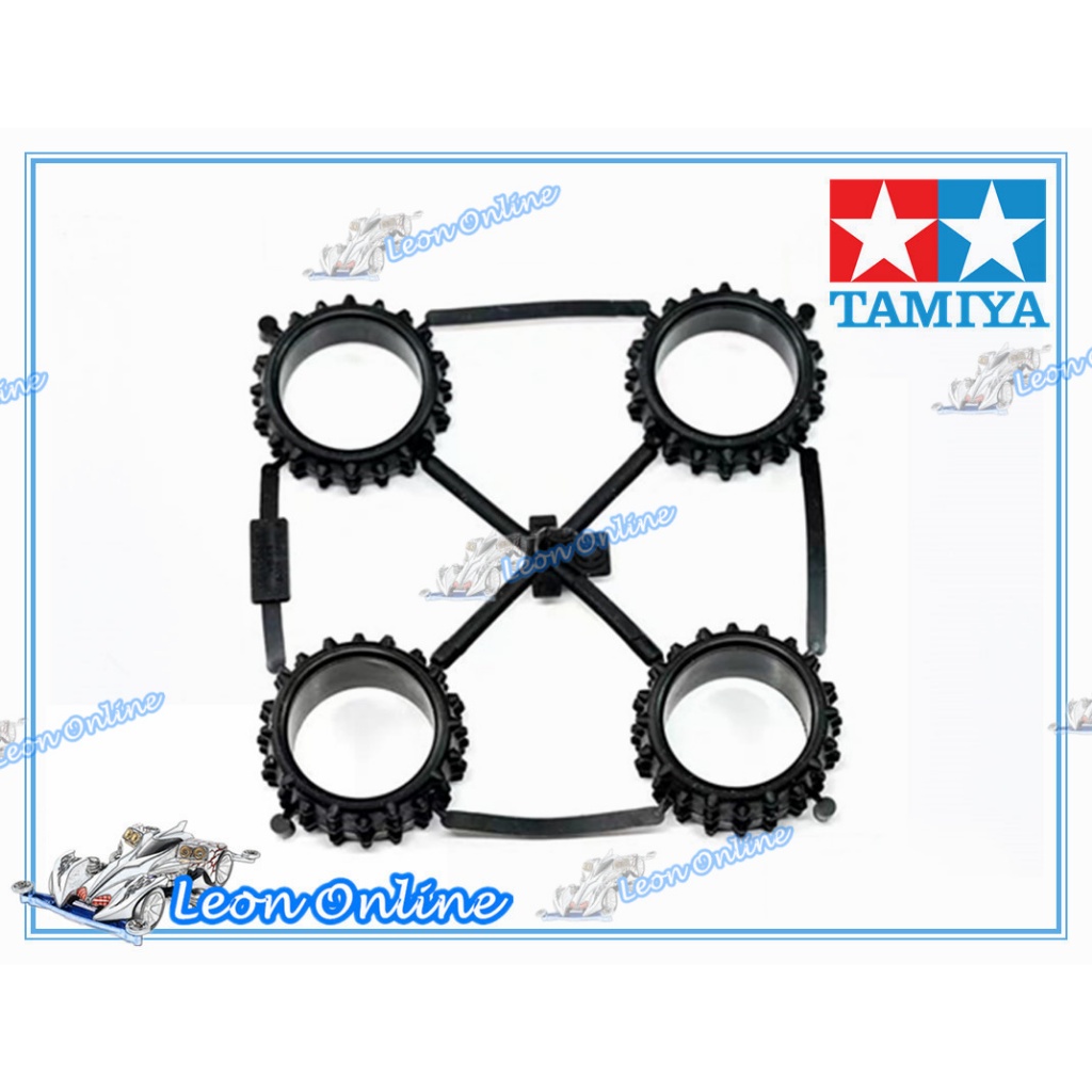 Tamiya 95530 - Cerchi Rame Metallizzati Con Razze A Y E Gomme Low Profile - Foto 2