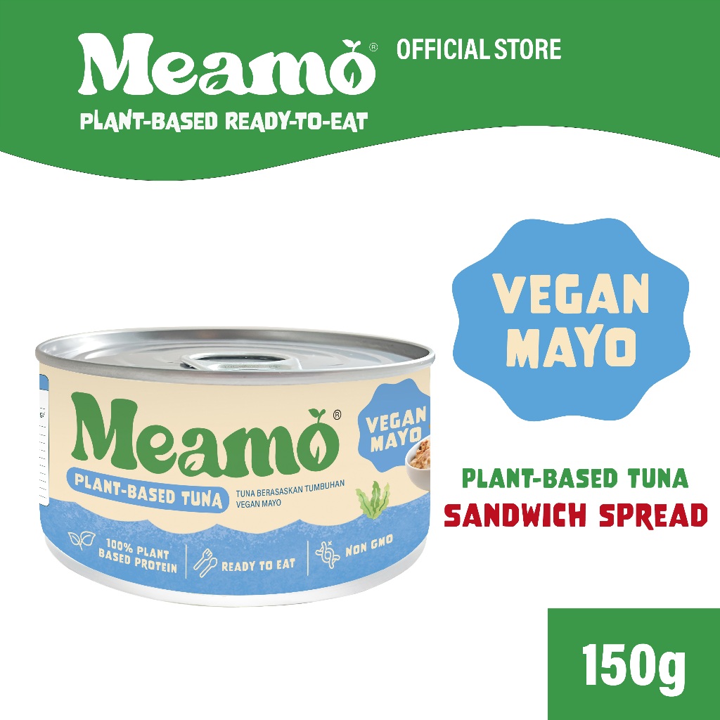 Meamo 纯素金枪鱼配美乃滋酱 Plant-Based Tuna Vegan Mayo | Shopee Malaysia