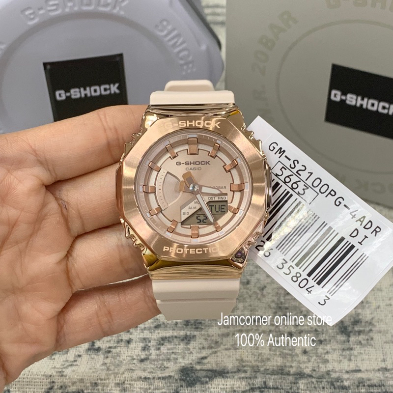 G shock pink gold hot sale