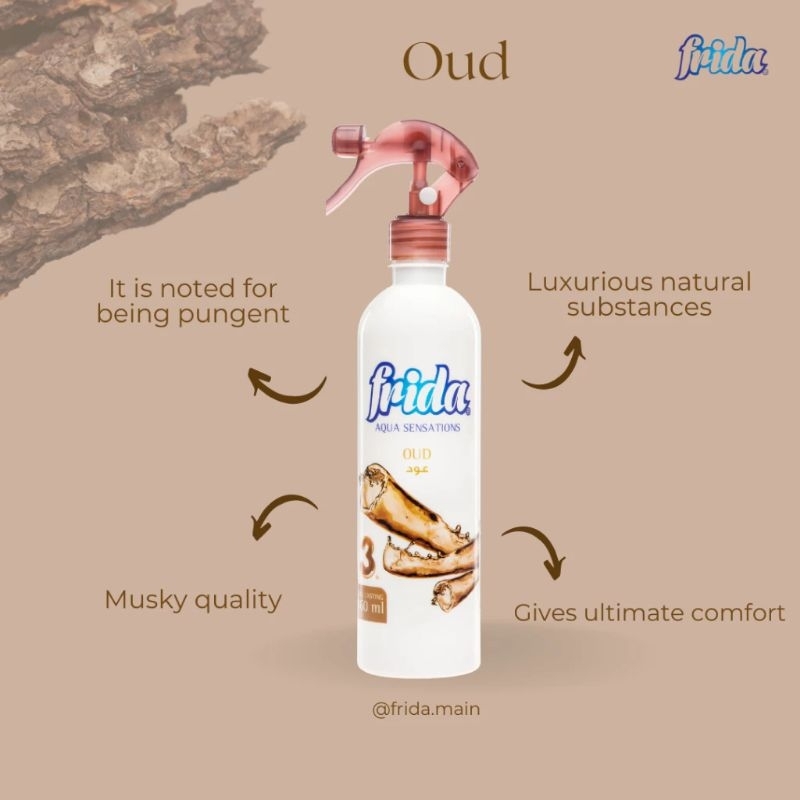 Frida Air Freshener 460ml Multipurpose Perfume Home Office Toilet