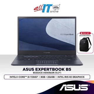 Asus ExpertBook B5 13.3" Laptop (Intel Core i5-1135G7 | 8GB | 256GB SSD | Intel Iris Graphics) B5302CE-AEG0863R