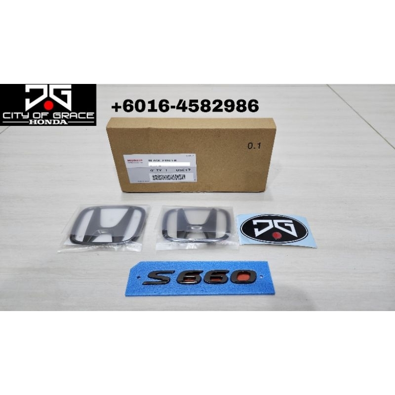 Honda S660 Black Emblem Kit Genuine Honda Access Japan | Shopee Malaysia