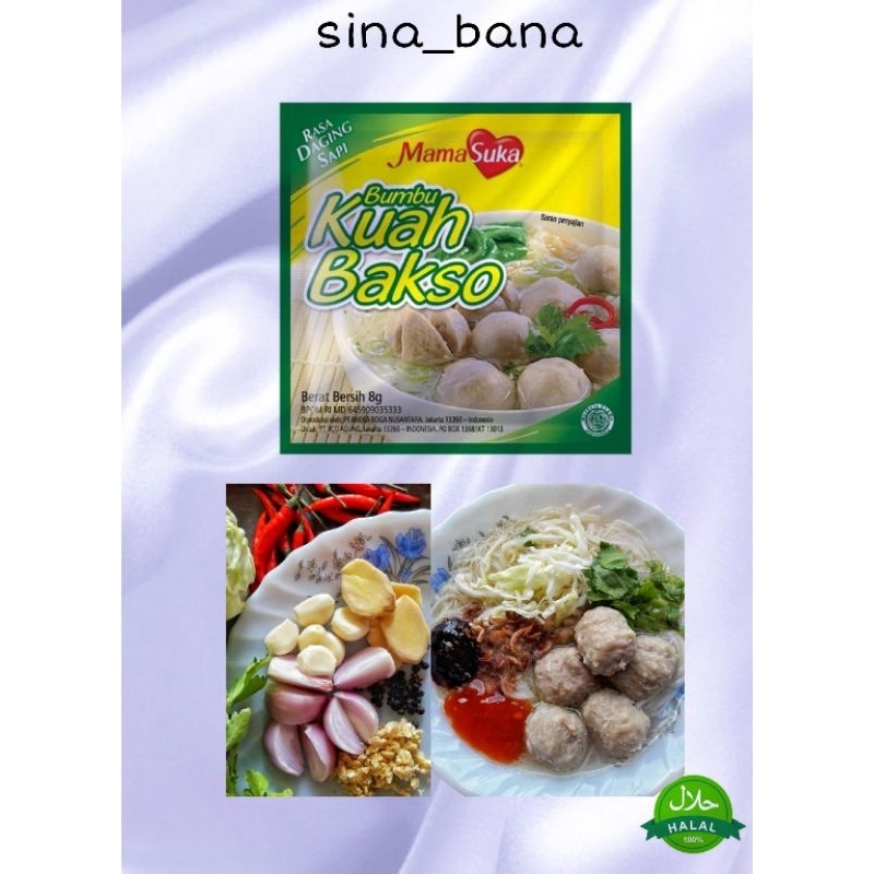 Mamasuka Bumbu Kuah Bakso Rasa Daging Sapi Perencah Kuah Bakso