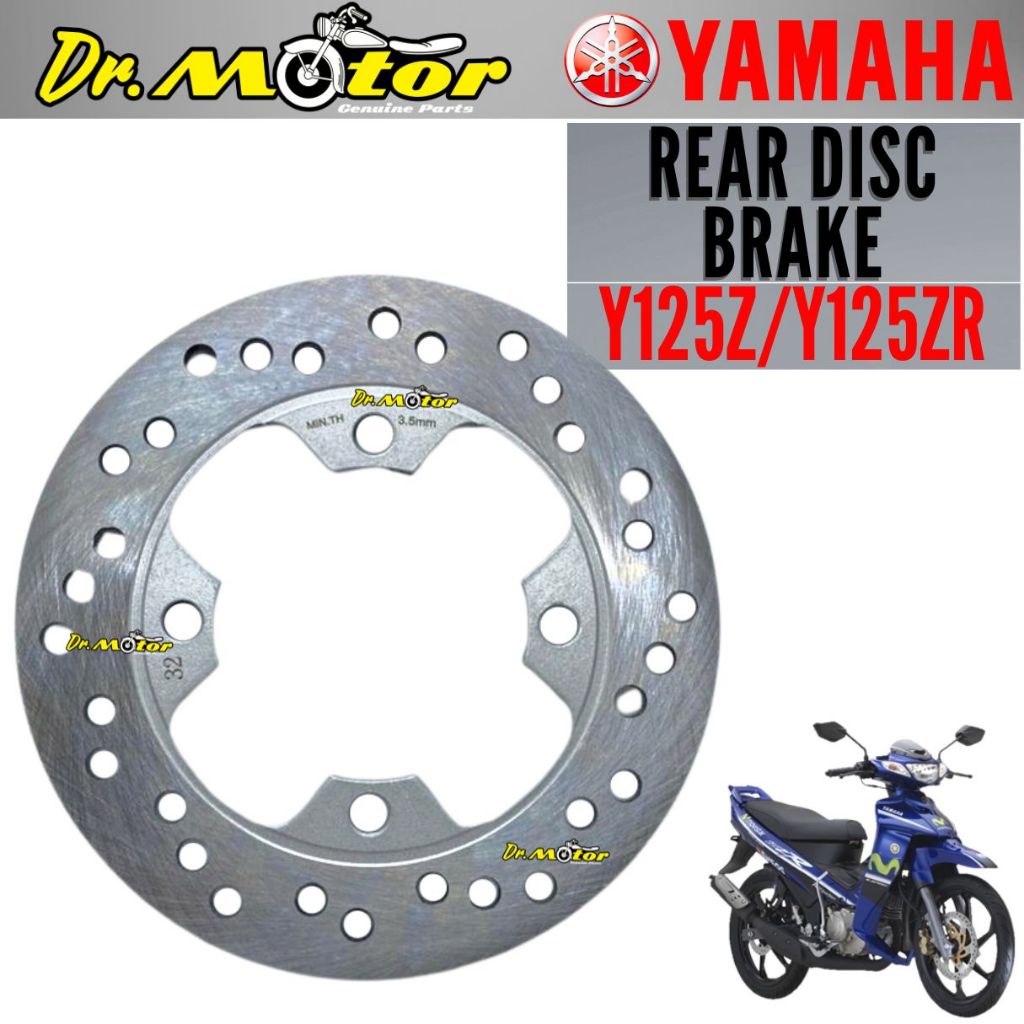 Y125ZR Y125Z 125Z 125ZR Rear BRAKE BREK Disc Plate Belakang Disc