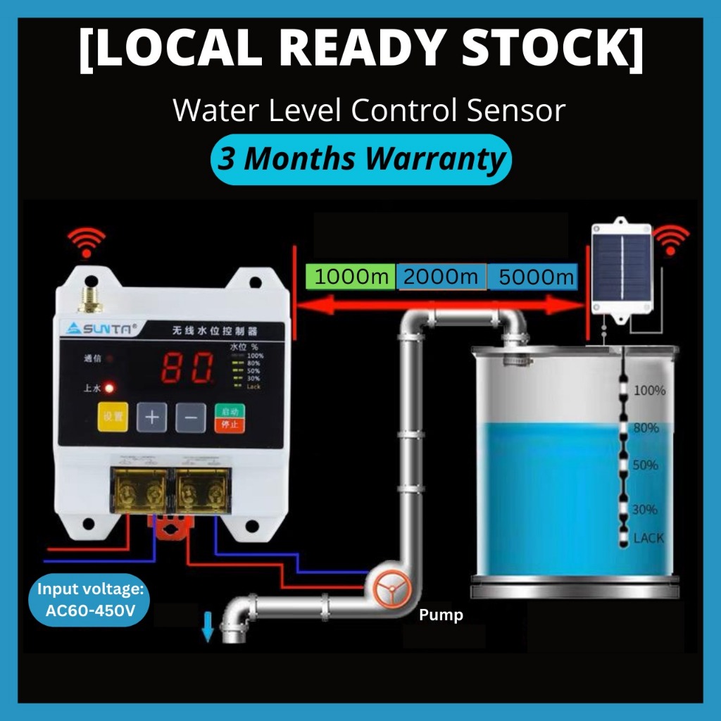 Automatic Water Level Sensor Controller for Water Tank | Shopee Malaysia