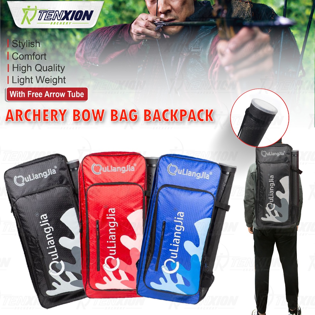 TenXion Archery Recurve Bow Bag Backpack Arrow Tube Holder Racks