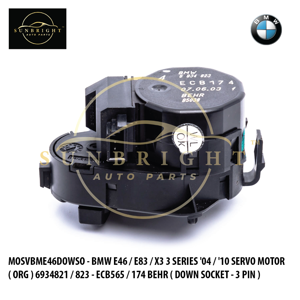 BMW E46 / E83 / X3 3 SERIES '04 / '10 SERVO MOTOR ( ORG ) 6934821 / 823