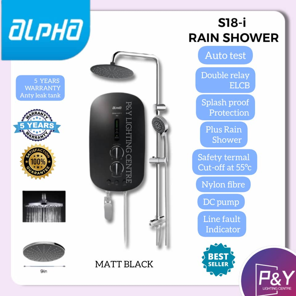 ALPHA SMART 18i INSTANT WATER HEATER WITH DC PUMP Shopee Malaysia