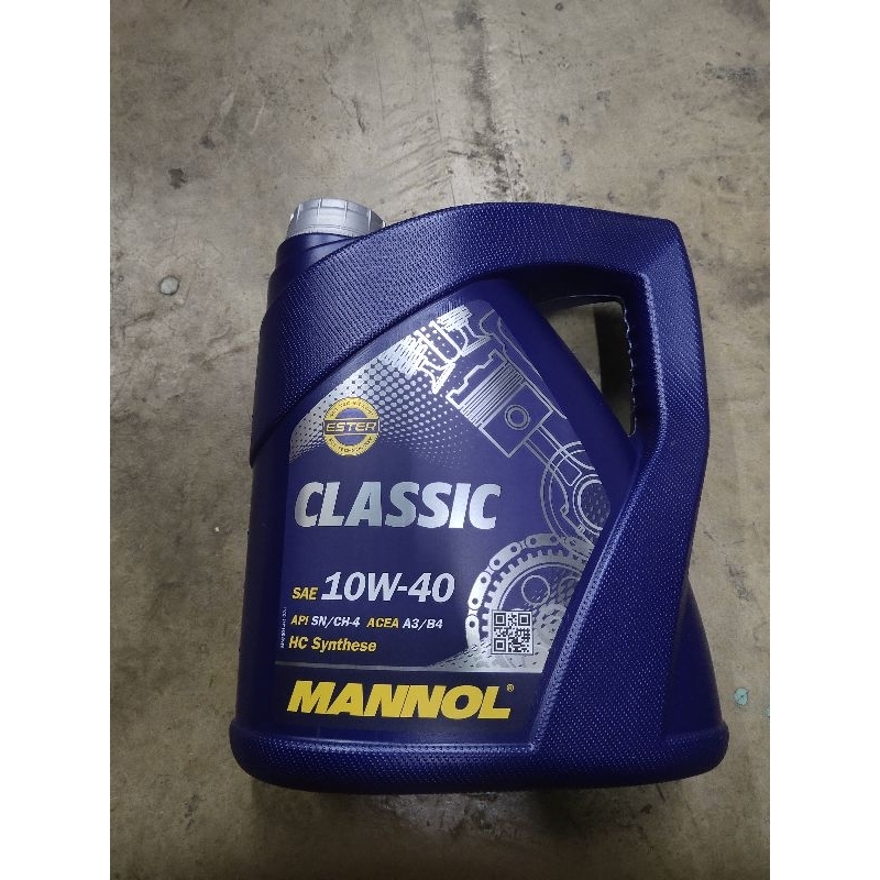 MANNOL 10-40 FULLY CLASSIC ENGINE OIL | Shopee Malaysia