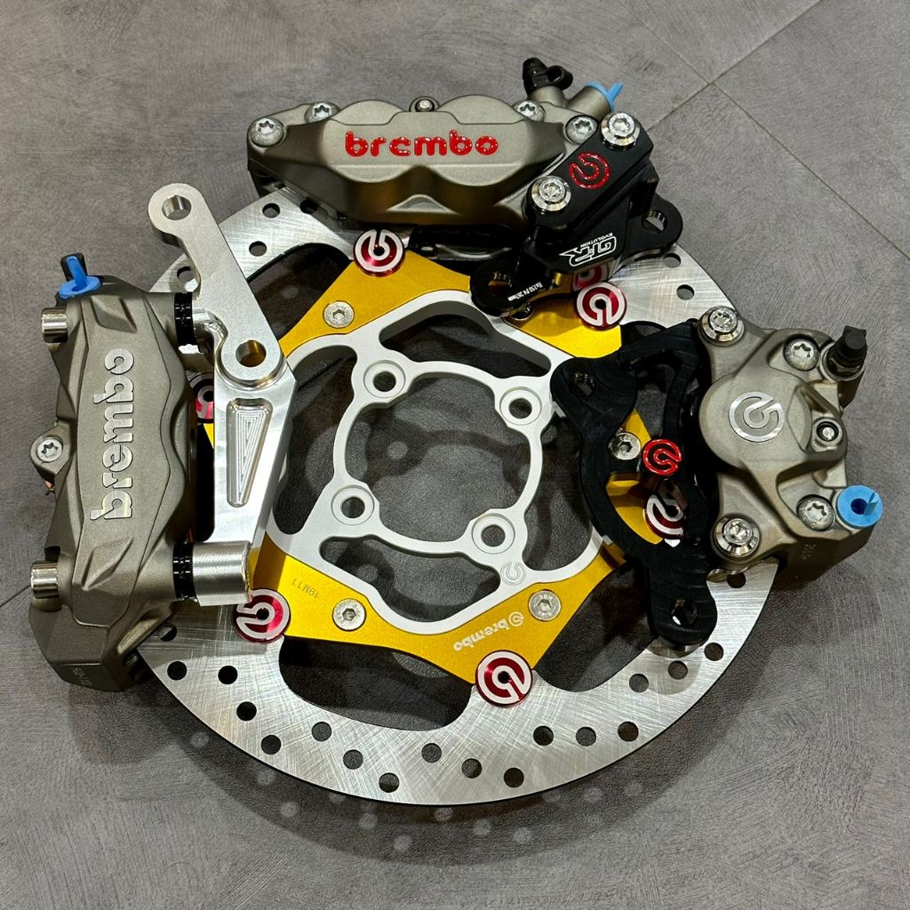 Y15ZR Y16 lc135 RS150 RSX150 ORIGINAL BREMBO M3 K50 K5 4POT RED LOGO