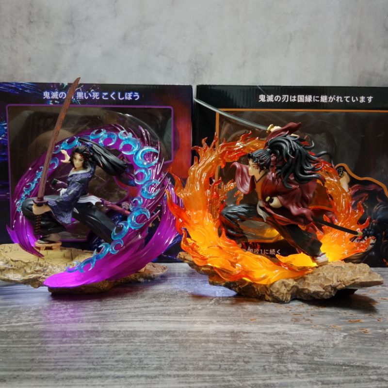 Demon Slayer Figure#Tsugikuni Yoriichi#Kokushibo#with Light | Shopee ...