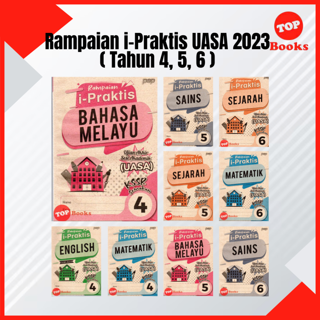 Topbooks Pep Buku Latihan Rampaian I Praktis Bahasa Melayu Uasa Kssr Semakan 2023 Tahun 4 5 