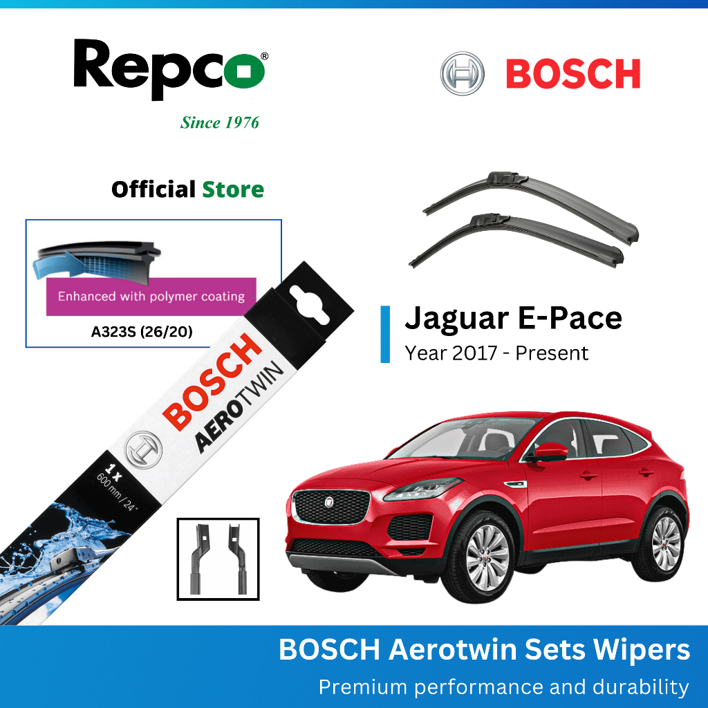 Repco Bosch AeroTwin Hybrid Wiper for Jaguar E Pace 2017 Present