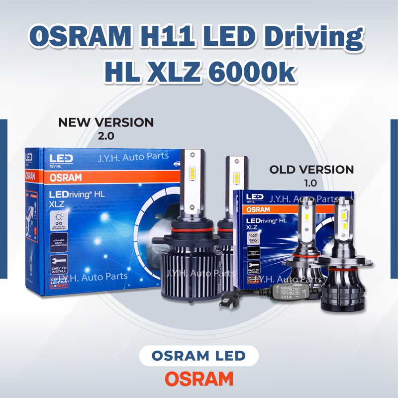 Osram H11 LED Driving HL XLZ 6000k H4 H7 9012 HB4 HB3 H11
