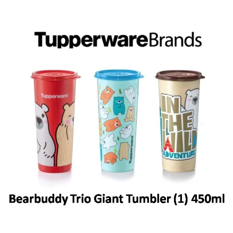 Tupperware Bearbuddy Trio Giant Tumbler 450ml | Shopee Malaysia