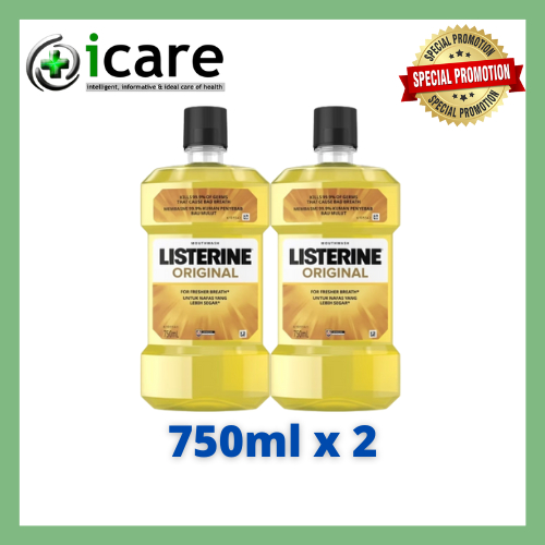 LISTERINE ORIGINAL 750ML TWIN PACK ( EXP DATE 11/2025 ) Shopee Malaysia