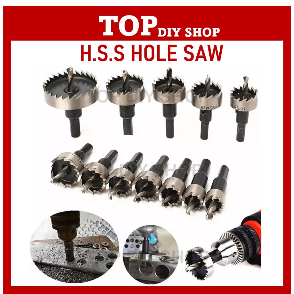 High speed steel saw best sale drill bit