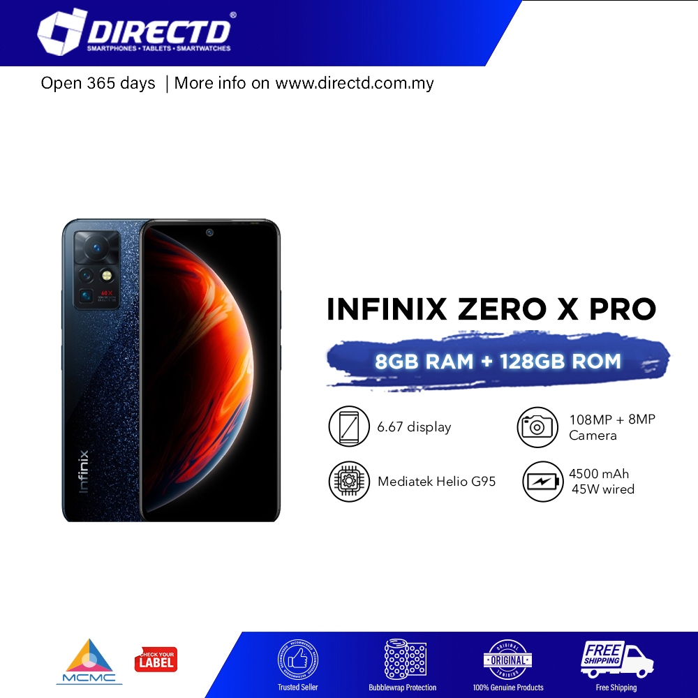 Infinix Zero X Pro Gb Ram Gb Rom Shopee Malaysia