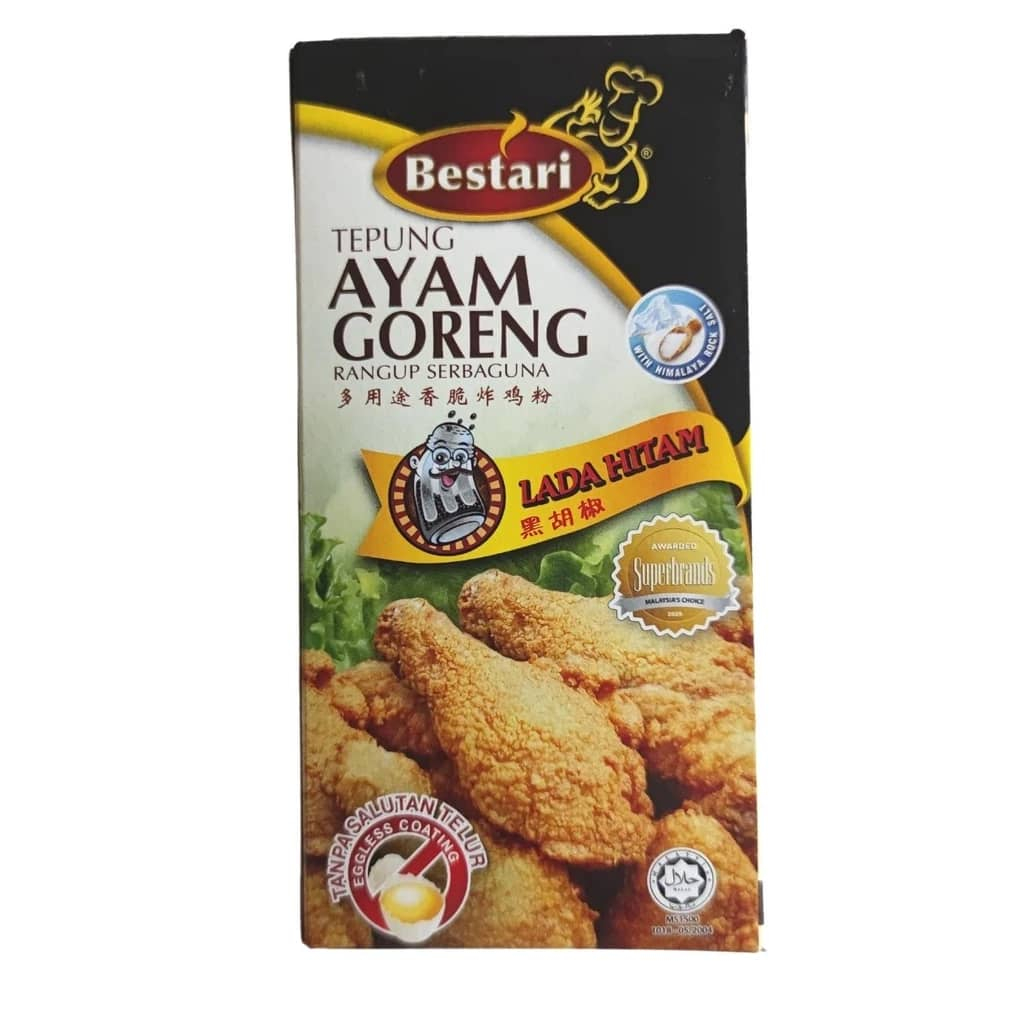 Bestari Crispy Fried Chicken Coating Mix Black Pepper 150g Shopee Malaysia 1427