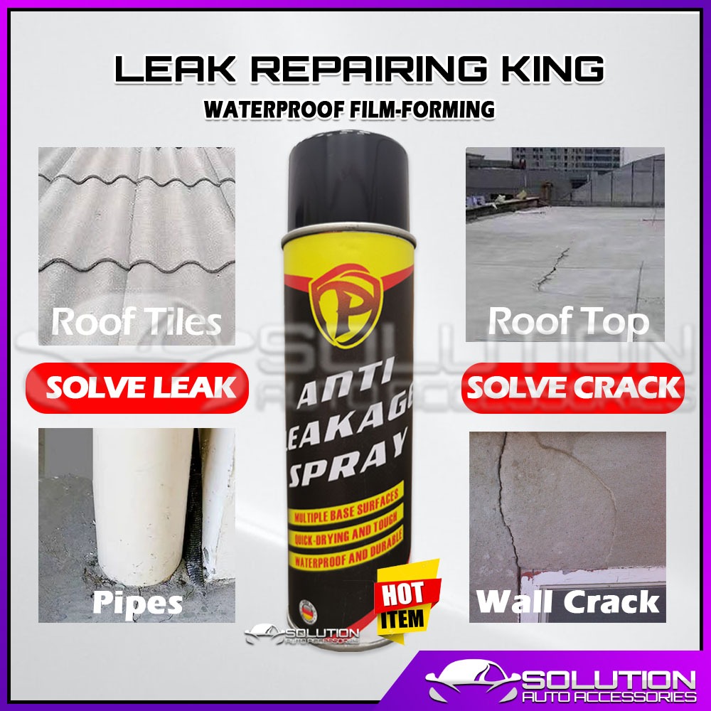 Anti Leakage Waterproof And Leak Repair Sealant Spray Pipe Roots, Roof