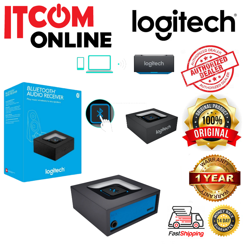 LOGITECH BLUETOOTH 4.0 AUDIO RECEIVER ADAPTER (980-001276) | Shopee ...