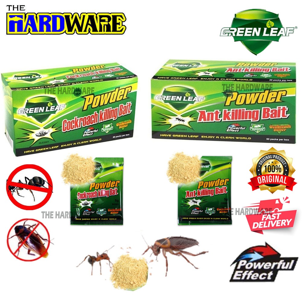 Green Leaf Ants & Cockroach Killing Bait Powder(5g)Killing Powder