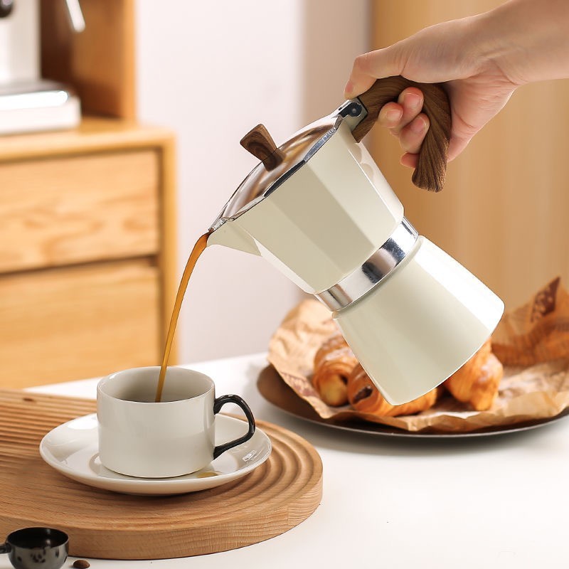 ITACO Moka Pot Coffee Maker Coffee Pot [Bundle Electric Stove & Filter