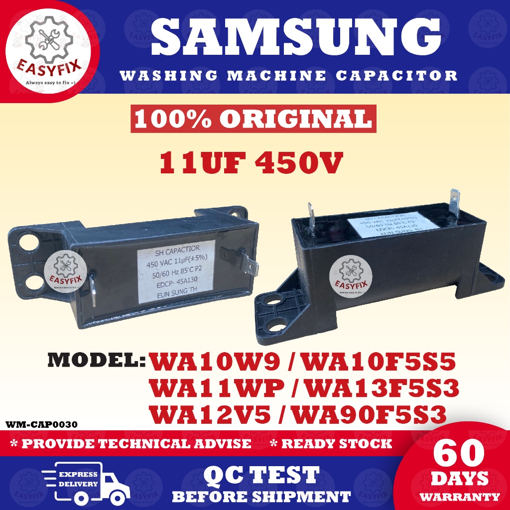 (100 ORIGINAL) WA10W9 / WA11WP / WA12V5 / WA10F5S5 / WA13F5S3 / WA90F5S3 SAMSUNG Washing