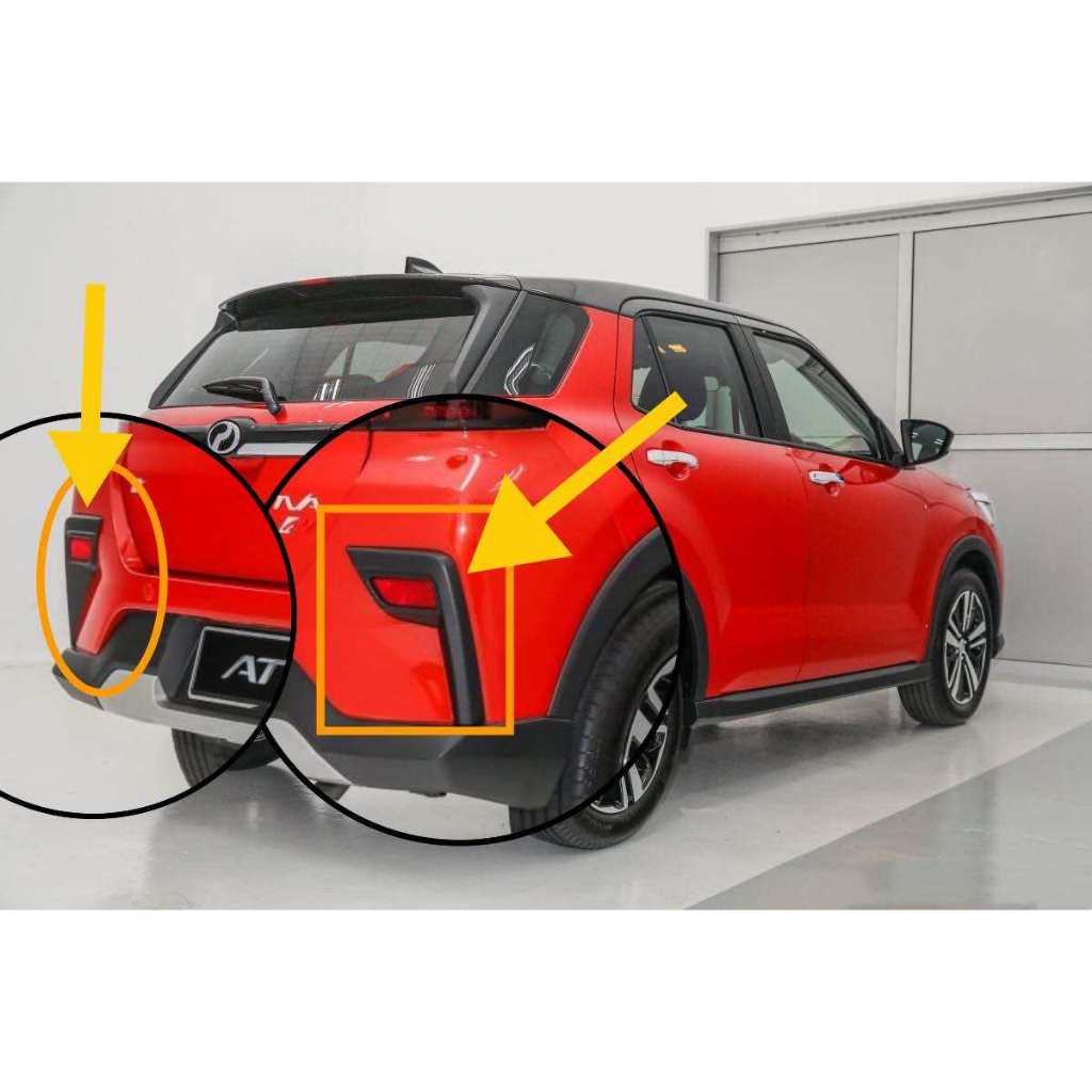 PERODUA ATIVA REAR BUMBER REFLECTOR LH & RH | Shopee Malaysia