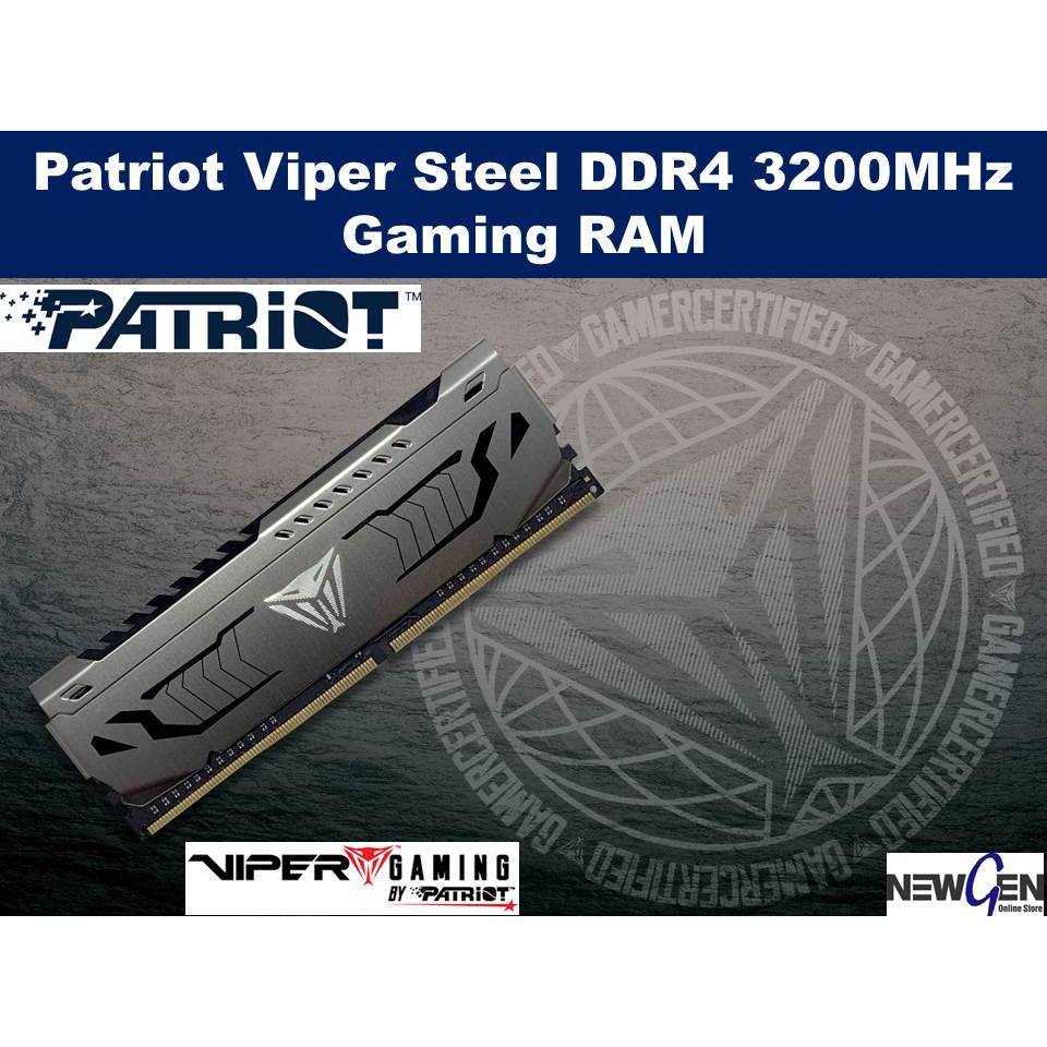 Patriot Viper Steel DDR4 3200MHz Gaming RAM | Shopee Malaysia