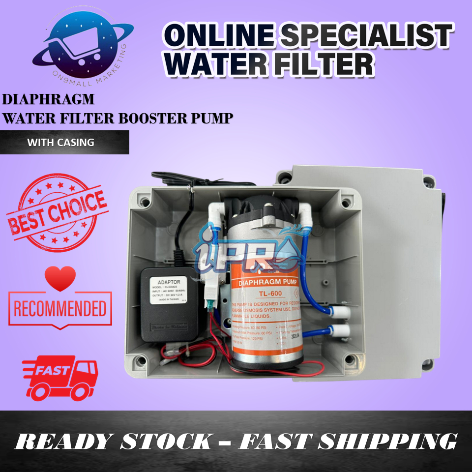 DIAPHRAGM WATER FILTER BOOSTER PUMP WITH CASING ( SET ) FOR COWAY/CUCKOO/SK MAGIC WATER