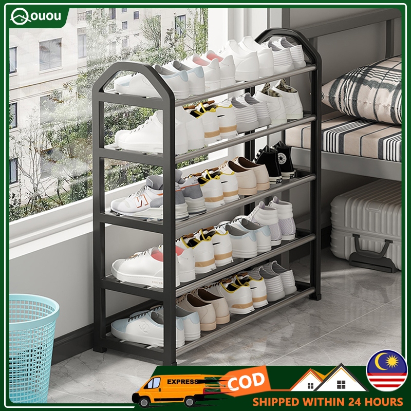 4 Tier Shoe Rack / Rak Kasut 4 Tingkat / DIY Space Saving Shoe ...