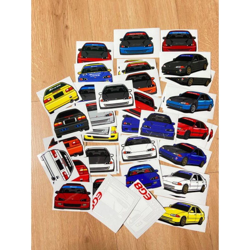 Honda Civic Ferio EG9 EG8 UV STICKER | Shopee Malaysia