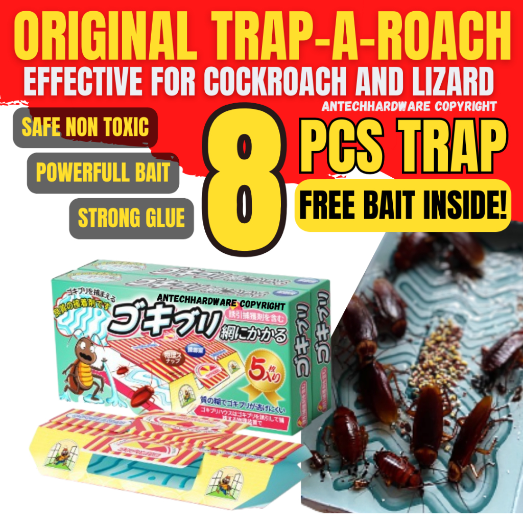 Cockroach & Lizard Trap Perangkap Lipas Pest Control Cockroach Bait Lizard  Trap Insect Trap [Japan Technology]