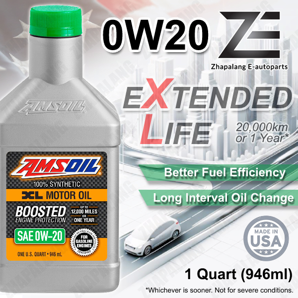 Amsoil 0w20 XL Series Fully Synthetic Engine Oil 1Qt.(0.946ml) 0W20