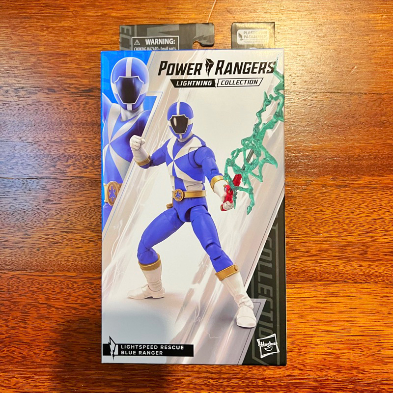 Lightning Collection Power Rangers Lightspeed Rescue Blue Ranger ...