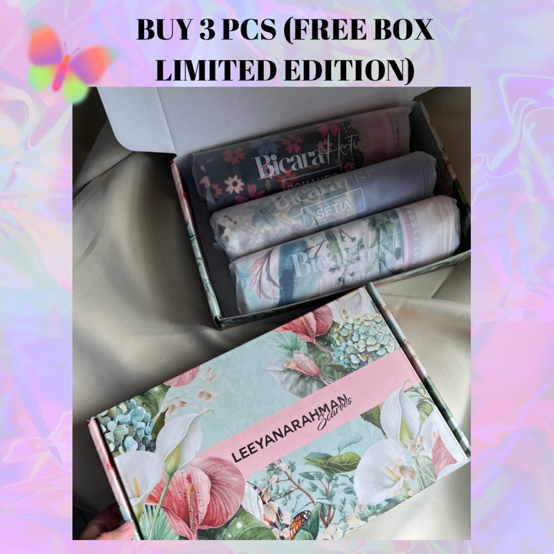 FREE GIFT DENGAN SETIAP PEMBELIAN BAWAL LEEYANARAHMAN SCARVES | Shopee ...