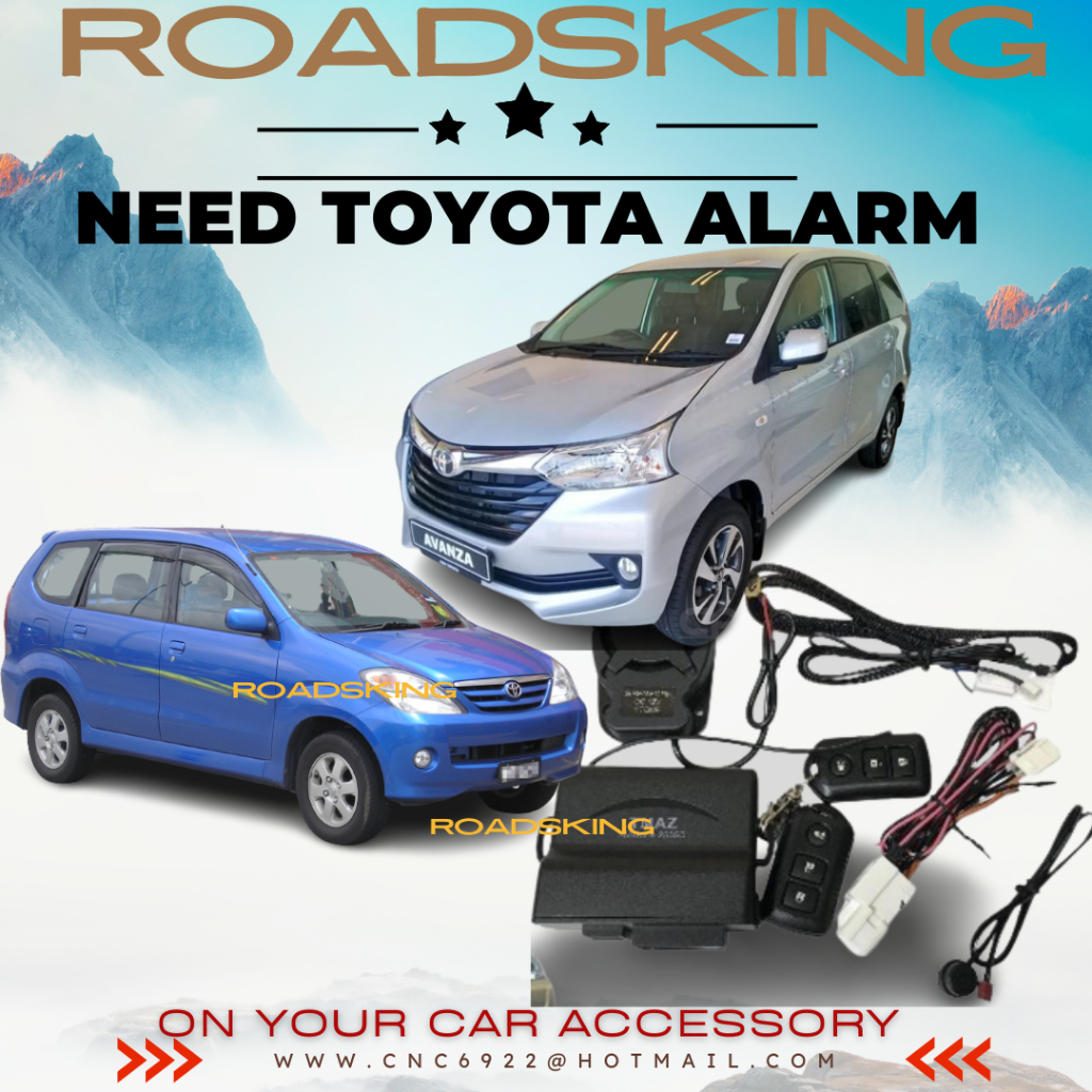 CAR 12V ALARM TOYOTA AVANZA 2005- 2016 CANBUS OEM OEM SOCKET PLUG