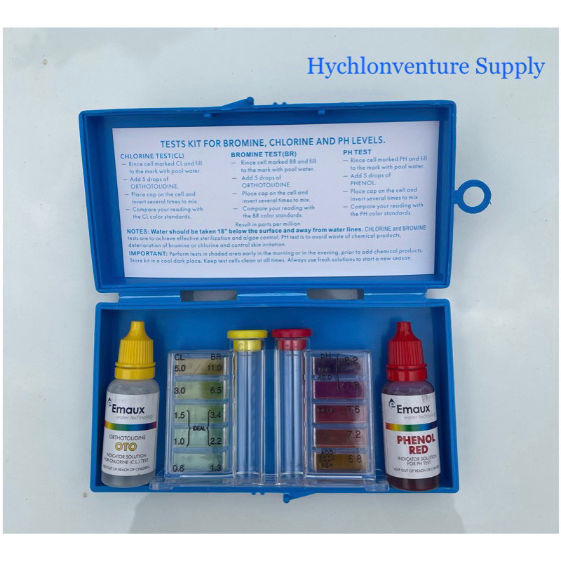 EMAUX 2in1 Test kit PH & Chlorine Tester Shopee Malaysia