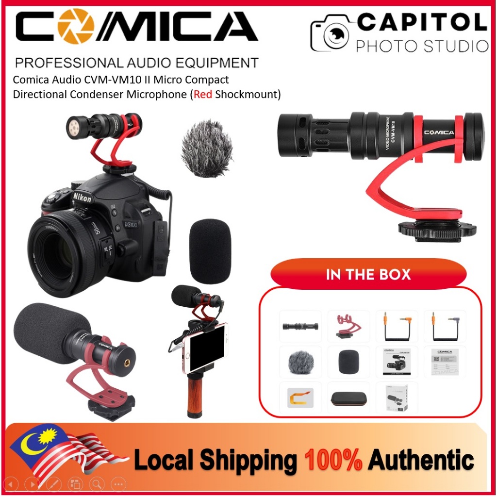 comica-cvm-vm10-ii-micro-compact-directional-condenser-shotgun-video